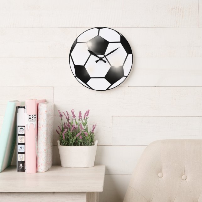 Relógio Grande Esporte Bola Futebol (Sala de leitura)