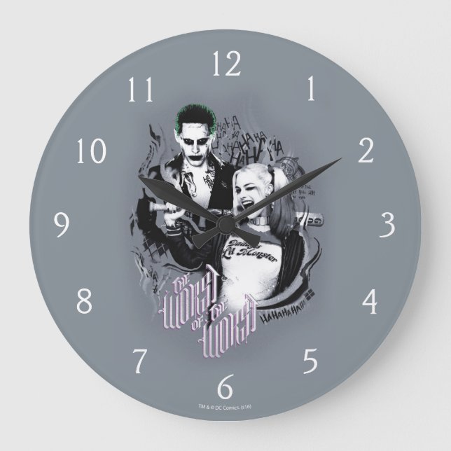 Relógio Grande Esquadrão Suicida | O Pior dos Piores (Frente)