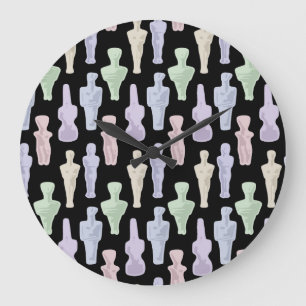 Relógio Grande Estatuetas Cicládicas