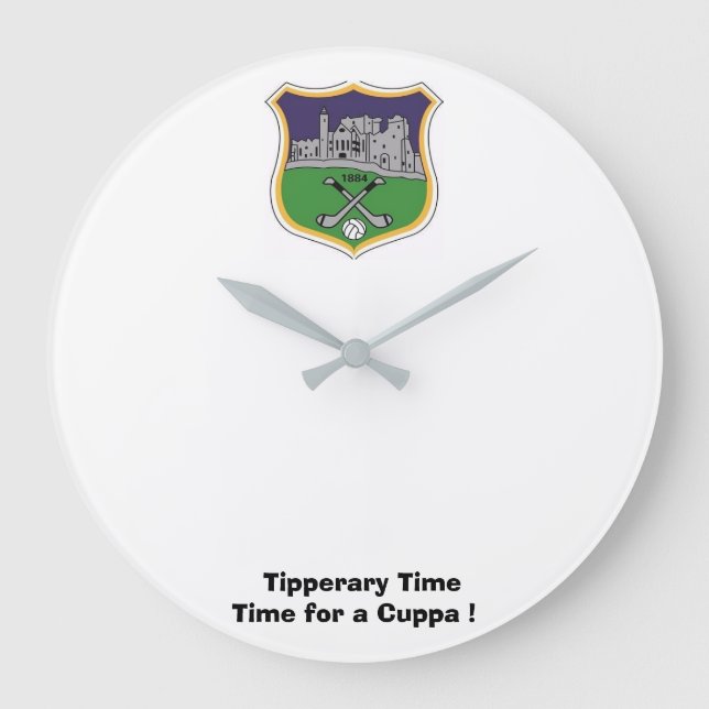 Relógio Grande Estávamos no tempo de Tipperary para uma Cuppa. (Frente)