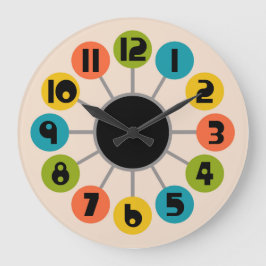 Relógio Grande Estilo Moderno do meio século