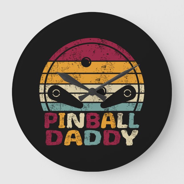 Relógio Grande Estilo retrovisor do Pai Pinball para Pai (Frente)