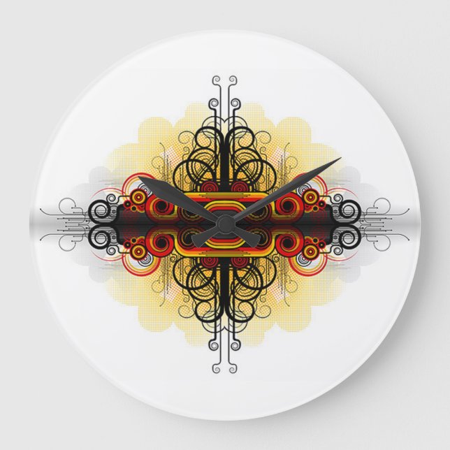 Relógio Grande Estilos Clássicos de Rolagem (Frente)