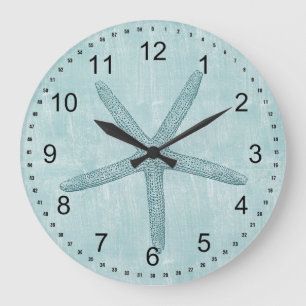Relógio Grande Estrela do mar azul
