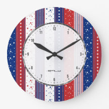 Estrelas Patrióticas e Stripes Bandeira Abstrato A