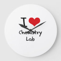 Eu amo o laboratório de química