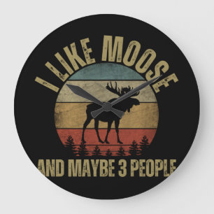 RELÓGIO GRANDE EU GOSTO DE MOOSE E TALVEZ 3 PESSOAS