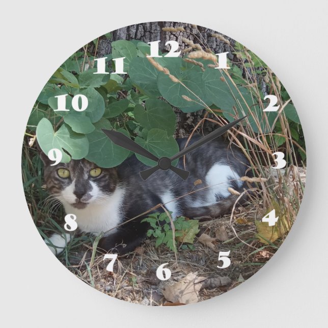 Relógio Grande Eu sou o gato invisível (Frente)