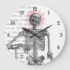 Relógio Grande Eu sou Skeleton!