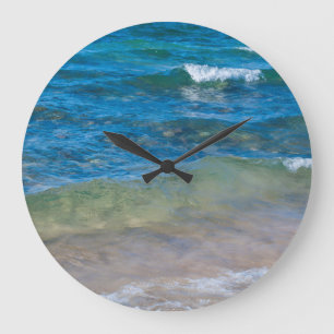 Relógio Grande EUA, Michigan. Águas Limpas Do Lago Superior