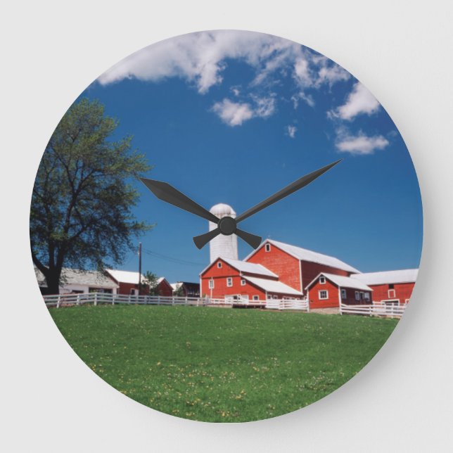 Relógio Grande EUA, New York, Sharon Springs, fazenda (Frente)