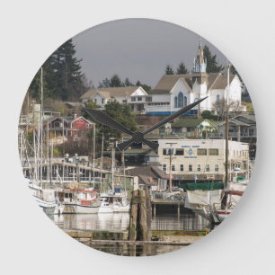 Relógio Grande EUA, Wa, Península Kitsap. Cidade Cênica.