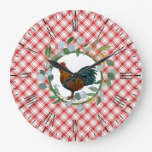 Eucalyptus Wreath & Rooster Farmhouse