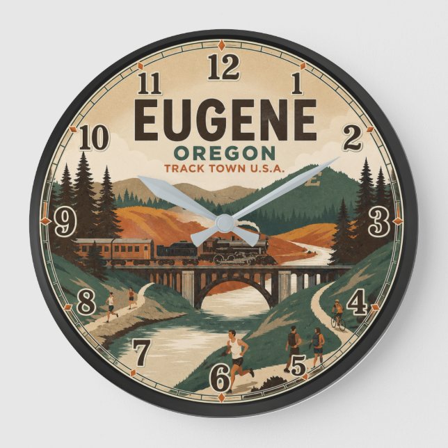 Relógio Grande Eugene Oregon (Frente)