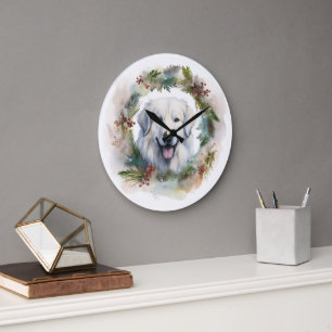 Relógio Grande Excelente Pirenéus Fúria Festiva Fúria Fúria