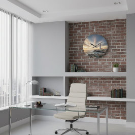 Relógio Grande Executive Office Lighthouse Acrylic Wall Clock