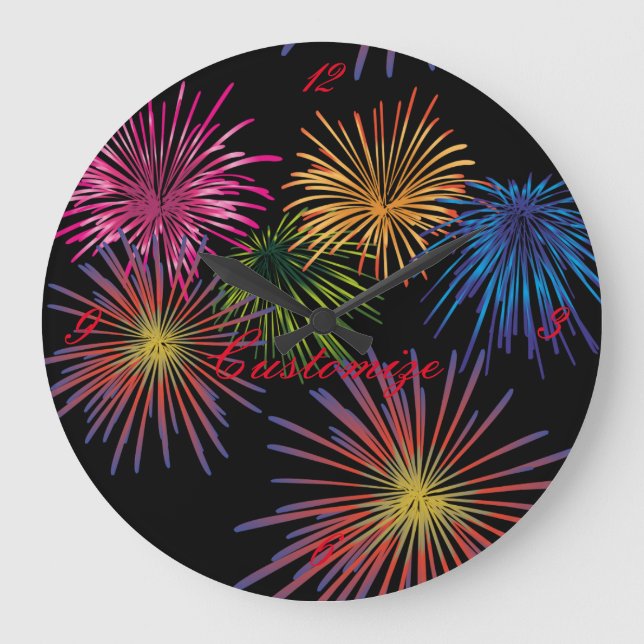 Relógio Grande Explosão de Thunder_Cove do Fireworks (Frente)
