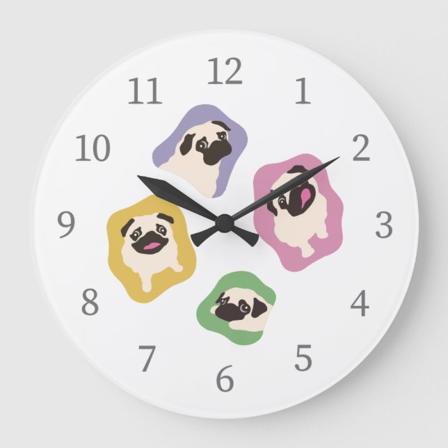 RELÓGIO GRANDE F2/WC/4C/W/パグ (Frente)