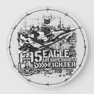 Relógio Grande F-15 Águia