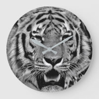 Face Tigre Preta e Branca