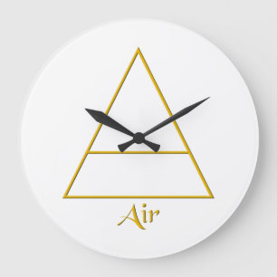 Relógio Grande Falln Pagan Air Element Symbol