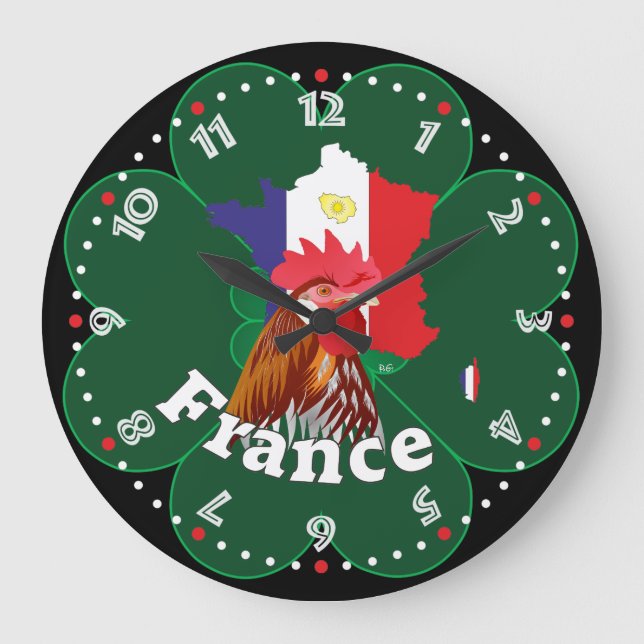 Relógio Grande Fankreich - France Uhr (Frente)