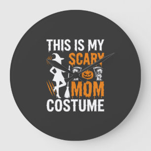 Relógio Grande Fantasia de Bruxa de Halloween de Mãe Assustadora
