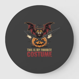 Relógio Grande Fantasias de Halloween Monstro Abóbora Gótico Veto