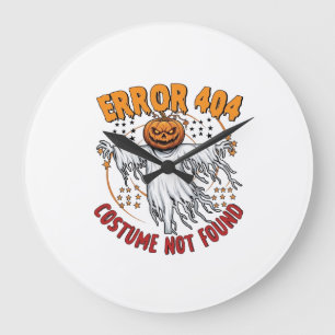Relógio Grande Fantasias Não Encontradas Abóbora de Halloween Fan