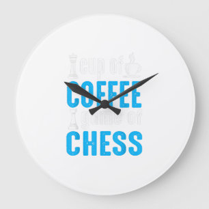 Relógio Grande Fantástico Jogo De Conselho - Xícara De Café