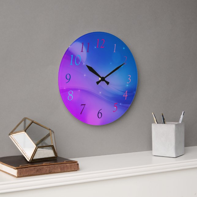 Relógio Grande Fantasy Wave (Escritório)