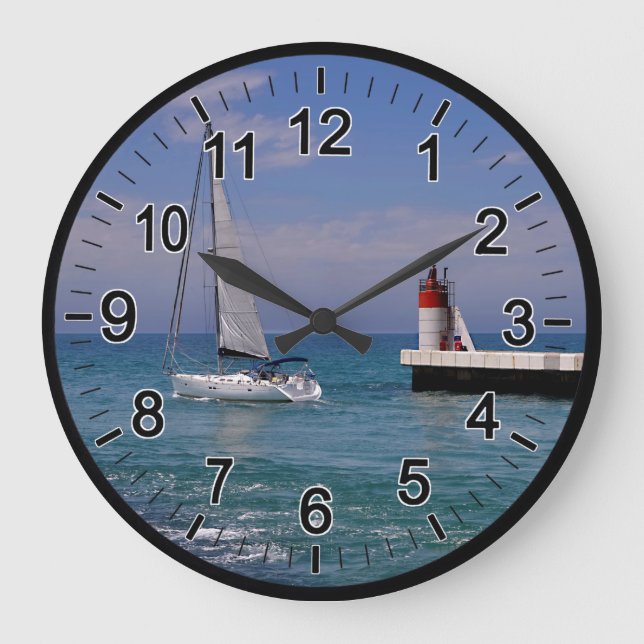 Relógio Grande Farol de Capbreton na França (Frente)