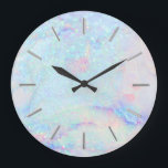 Relógio Grande faux glitter marble art<br><div class="desc">faux glitter marble art wall clock</div>