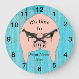 Relógio Grande Fazenda de Cabra Leiteira Nigeriana