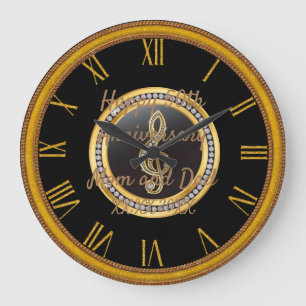 Relógio Grande Feliz aniversário