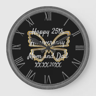 Relógio Grande Feliz aniversário