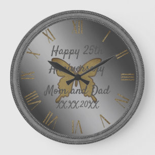Relógio Grande Feliz aniversário