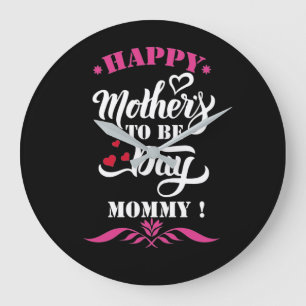 Relógio Grande Feliz Mãe A Ser Mamãe Do Dia Gif Dia de as mães