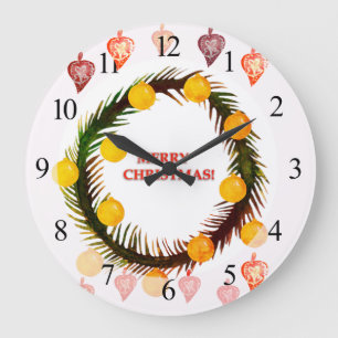 Relógio Grande Feliz Natal