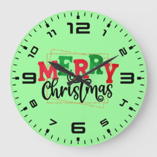 Relógio Grande Feliz Natal