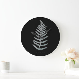 Relógio Grande Fern - Polypodyum Vulgare - Efeito de raios X - 09