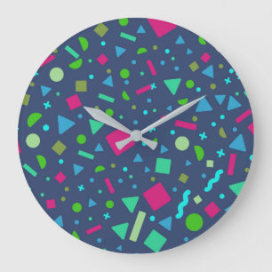 Relógio Grande Figura Geométrica Criação 5