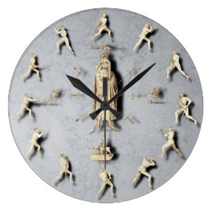 Relógio Grande Fiore dei Liberi Wall Clock