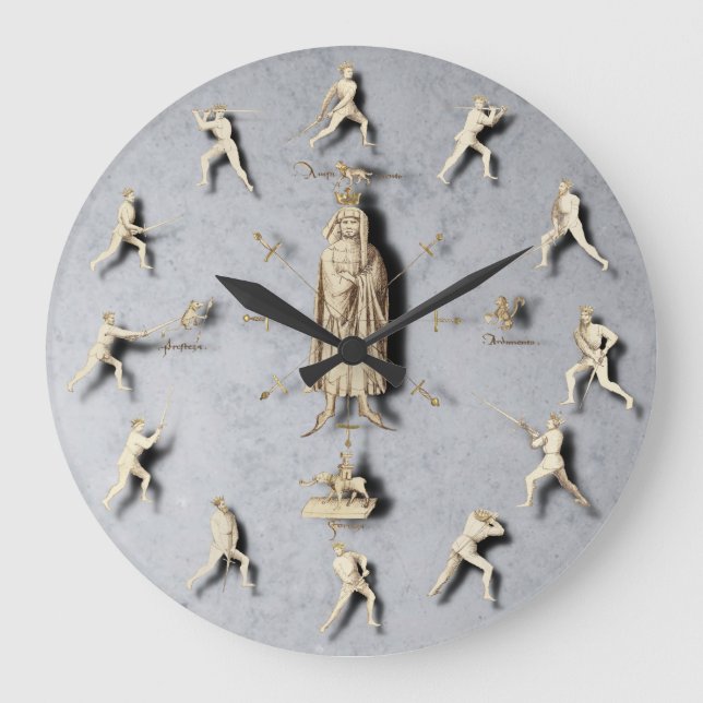 Relógio Grande Fiore dei Liberi Wall Clock (Frente)
