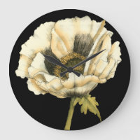 Flor de Creme no Fundo Preto