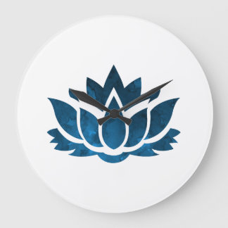 Relógio Grande Flor de Lotus