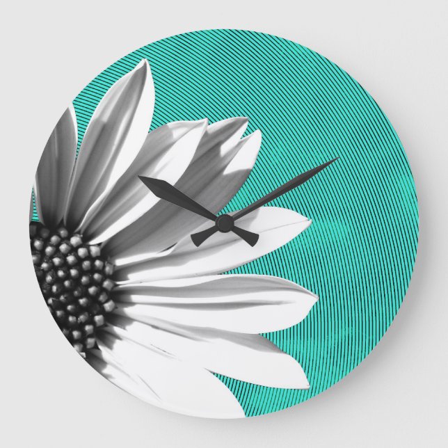 Relógio Grande floral (Frente)