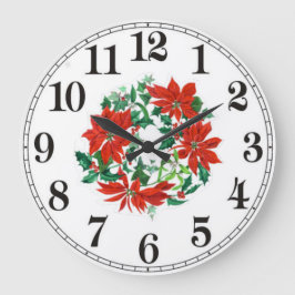 Relógio Grande Flores