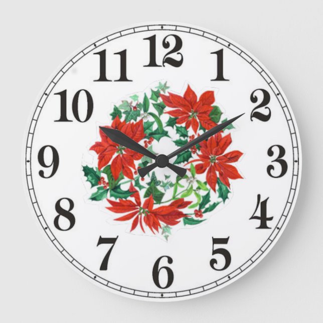 Relógio Grande Flores (Frente)