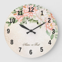 Flores Brancas de Pêssego em Aquarela Elegantes